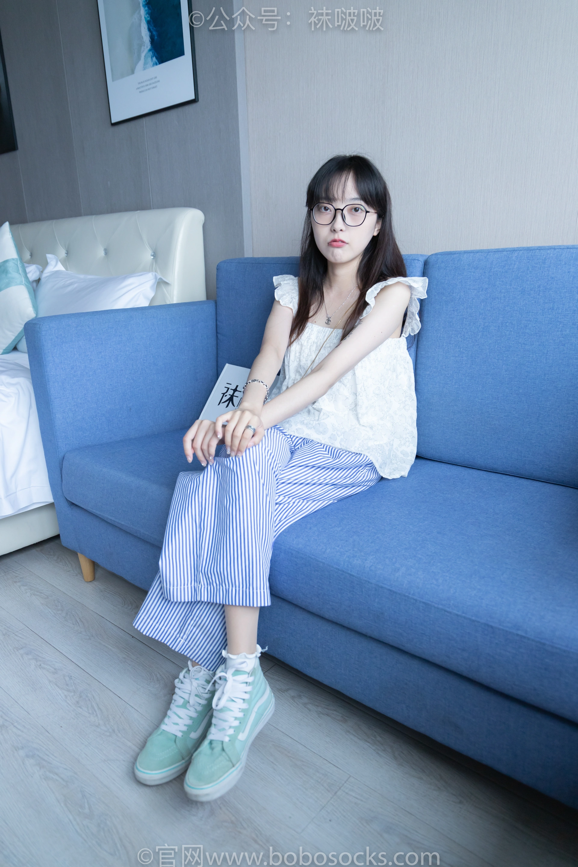 [BoBoSocks袜啵啵]NO.027 稚予- vans、白色棉袜、肉丝 2